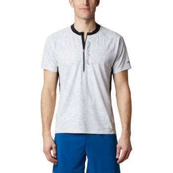 Columbia FKT Short Sleeve Top, Camiseta Blancos Para Hombre | 812346-XIG